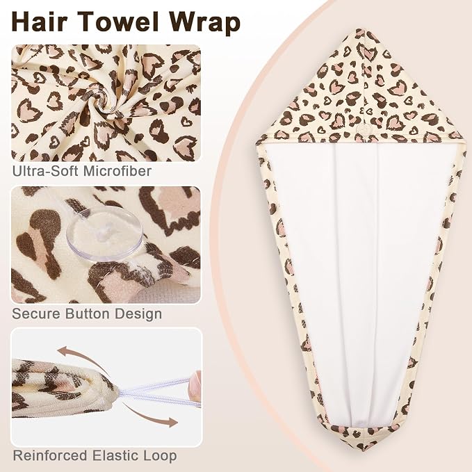 Unicorn Castle Microfiber Hair Towel - Image 5