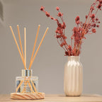 100ml Scent Diffuser with 6 Fiber Sticks, 3.5 oz Reed Diffuser Set Aromatherapy - Image 3