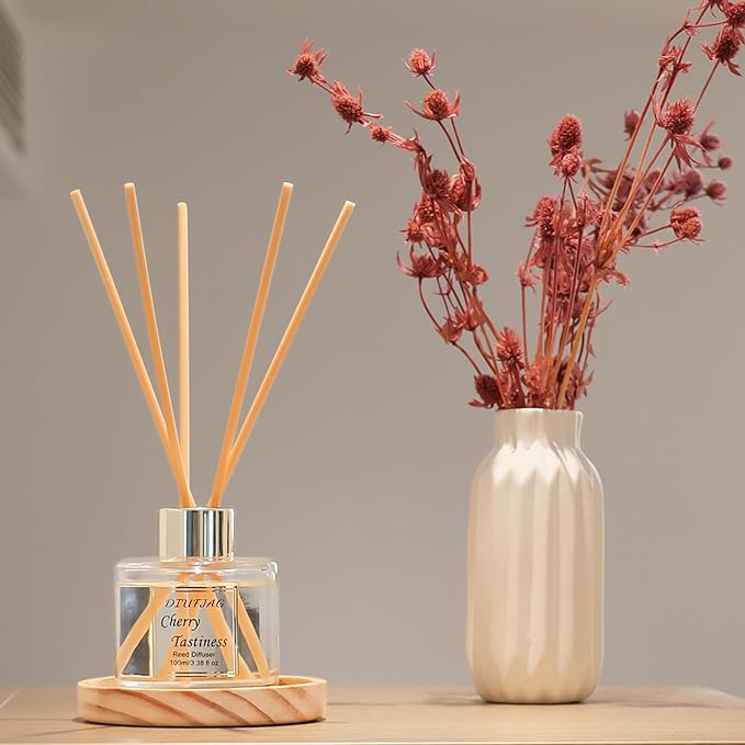 100ml Scent Diffuser with 6 Fiber Sticks, 3.5 oz Reed Diffuser Set Aromatherapy - Image 3