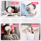 Silk Sleep Eye Mask 4 Pack Mulberry Silk Sleep Mask Eye Cover Blindfold - Image 4