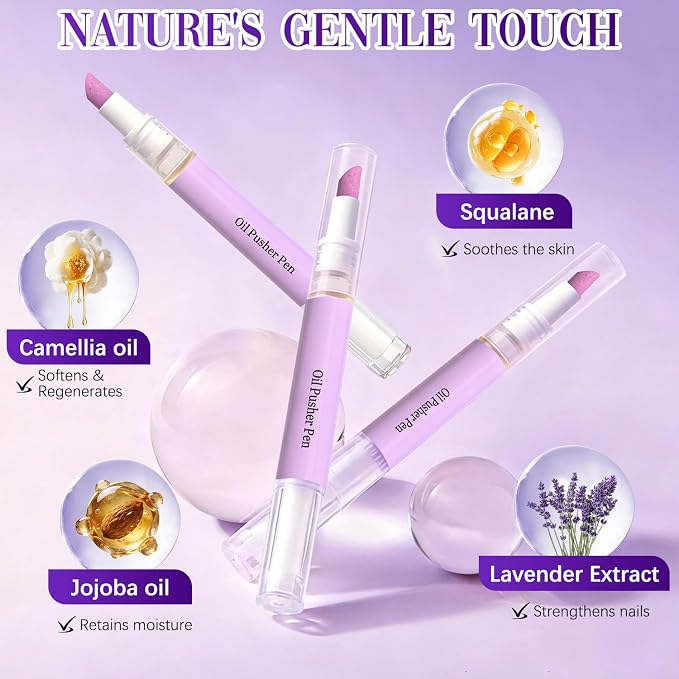 2-in-1 Ceramic Cuticle Pusher & Oil Pen - Image 2
