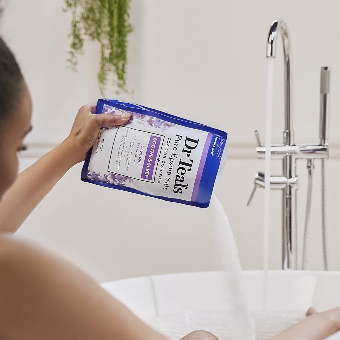 Dr Teal's Pure Epsom Magnesium Salt Soak, Soothe & Sleep - Image 7