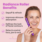 Radiance Roller – Germanium Stone Facial Massage Tool/Wand Face Roller - Image 3