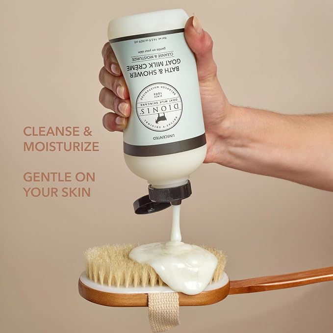 Dionis Bath & Shower Goat Milk Crème Unscented 14.5oz - Image 3