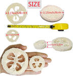 25Pcs Natural Loofah Slices of 2In, Reusable Natural Loofah Cuts - Image 7