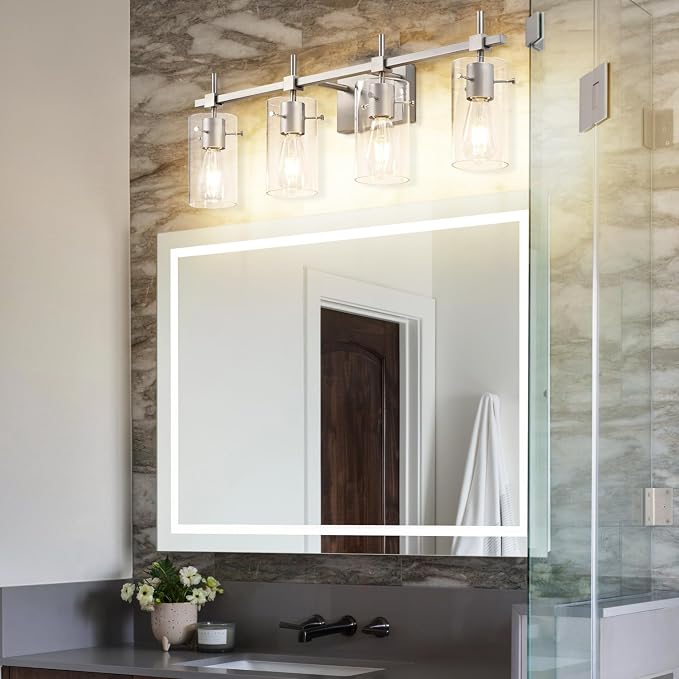 SOLFART 4 Light Bathroom Vanity Lights Bathroom Lights Over Mirror Vintage Bath - Image 2