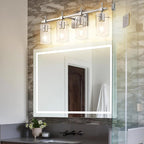 SOLFART 4 Light Bathroom Vanity Lights Bathroom Lights Over Mirror Vintage Bath - Image 2