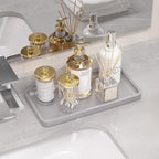 Weenson Bathroom Vanity Tray for Perfume Makeup Jewelry Decor Candle, Bamboo - Image 4