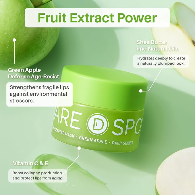 SPODARE Sleeping Lip Mask Green Apple - Image 4