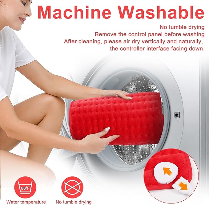 Deepsoon Heating Pad, Electric Heating Pads - Image 4