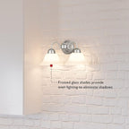 Design House 511600 Millbridge Wall Light Traditional 2-Light Indoor Dimmable - Image 6