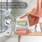 18 Piece Family Bath Towel Set Include 6 Bath Towels, 6 Hand Towels and 6 - Image 5