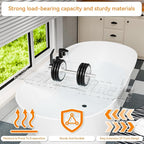 Yieach Luxury Clear Acrylic Bathtub Tray - Image 7