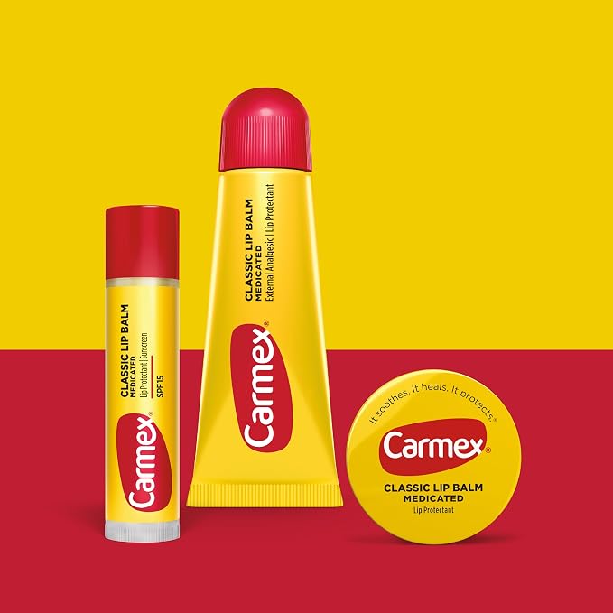 Carmex Classic Medicated Lip Balm Pack, Lip Moisturizer - Image 2