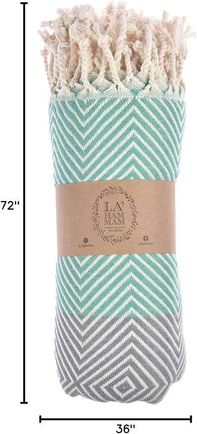 Beach Towel | Cotton Beach Towels, Sand Free, Highly Absorbent, Quick Dry - Image 7