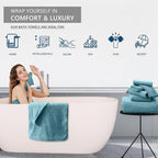 Extra Large Bath Towel Set of 4, Oversized Bath Sheet Super Soft Highly - Image 6