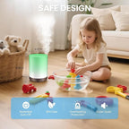 URPOWER 300ml Essential Oil Diffuser Ultrasonic Air Humidifier AUTO Shut Off - Image 6