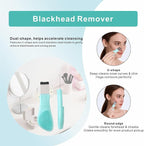 Blackhead Remover & Silicone Face Scrubber, Face Spatula, Facial Cleansing Brush - Image 4