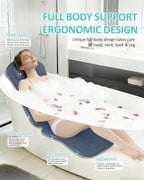 Full Body Bath Pillow for Bathtub, 5D Thick Tub Pillow for Bathtub - Image 7