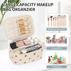 OCHEAL Makeup Bag, Travel Makeup Organizer Bag, Large Capacity Cosmetic Bags - Image 4