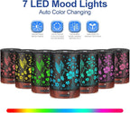 Essential Oil Diffuser- Aromatherapy Diffuser with7 Colors Light and Auto-Off - Image 2