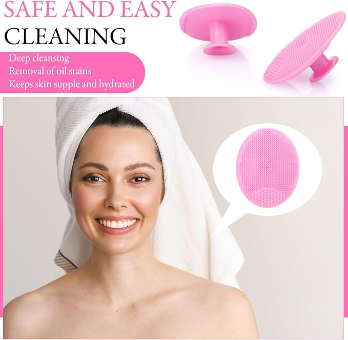 Nuogo 40 Pack Facial Cleansing Brush Face Scrubber Face Exfoliator Exfoliating - Image 7