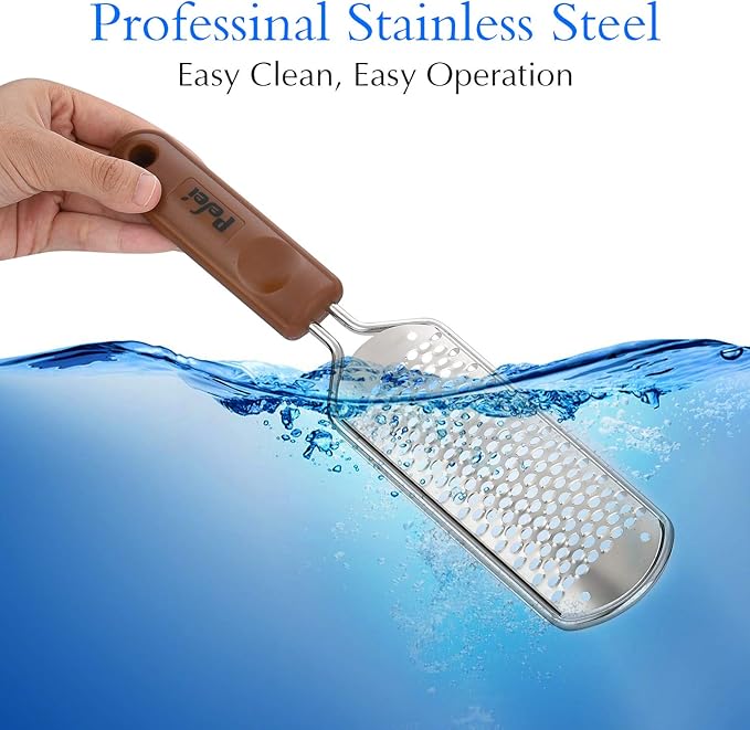 Professional Pedicure Foot File, Colossal Stainless Steel Detachable Foot - Image 6