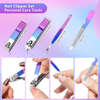 CGBE 12Pcs Manicure Set Nail Clippers Pedicure Kit Men Women Grooming kit - Image 4