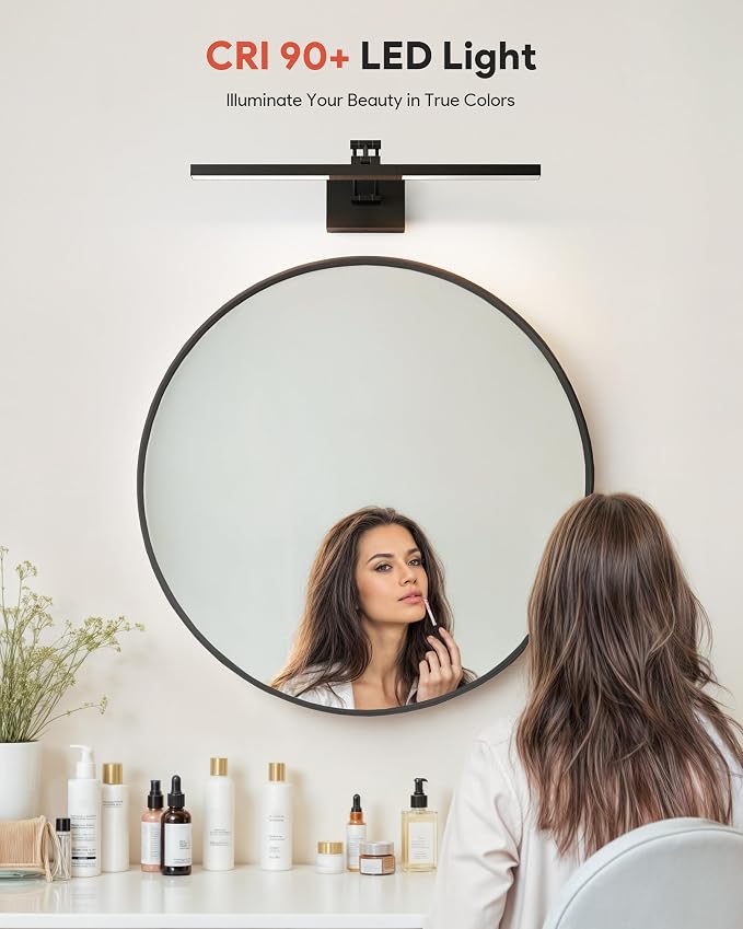 VONLUCE 24" LED Bathroom Vanity Light, 3CCT Modern Vanity Lights - Image 5