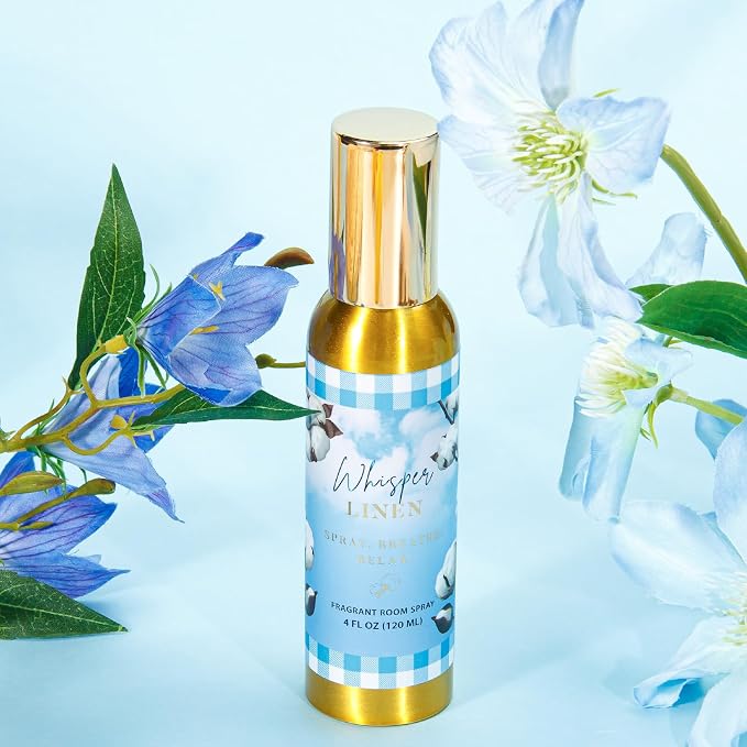 Room Spray, Whisper Linen, 4 fl oz, Air Freshener - Image 5