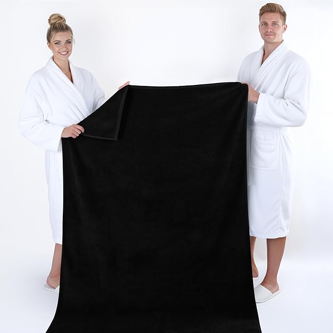 American Soft Linen 100% Cotton 600 GSM Turkish 40x80 Oversized Bath Towel Sheet - Image 5