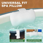 Hot Tub Pillow for Outdoor（2-Pack）, Universal Spa Headrest Pillow for Bathtub - Image 2