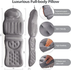 Full Body Bath Pillow for Bathtub, Thick Bathtub Cushion Soft 5D Mesh Spa - Image 5