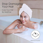 TENSTARS 5 Pack Thicken Microfiber Hair Towel Wrap - Image 2