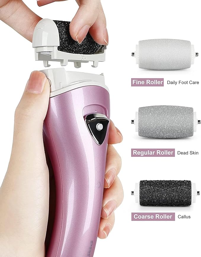 Electric Feet Callus Removers Rechargeable, Portable Electronic Foot File - Image 2