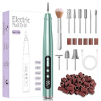 Cordless Nail Drill 35000RPM, Portable Electric Nail File by Hoxida