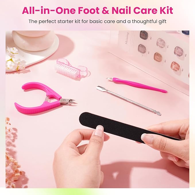 Cuticle Remover Kit: 13Pcs Manicure Pedicure Kit - Image 8