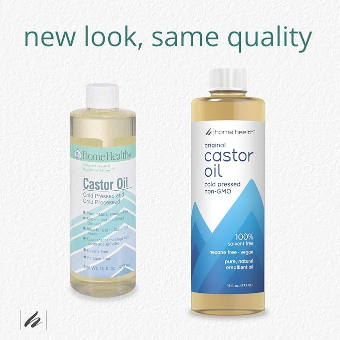 Home Health Original Castor Oil, Promotes Healthy Hair And Skin, Natural Skin - Image 4