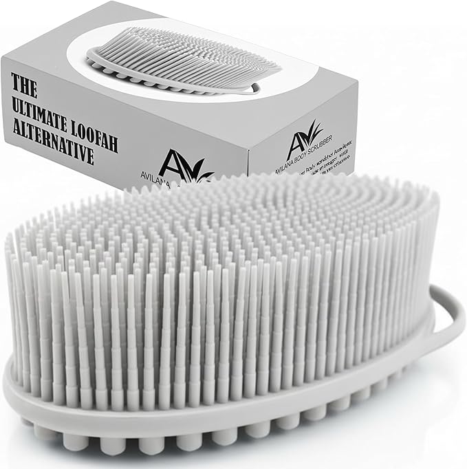 Avilana Premium Silicone Body Scrubber by Avilana