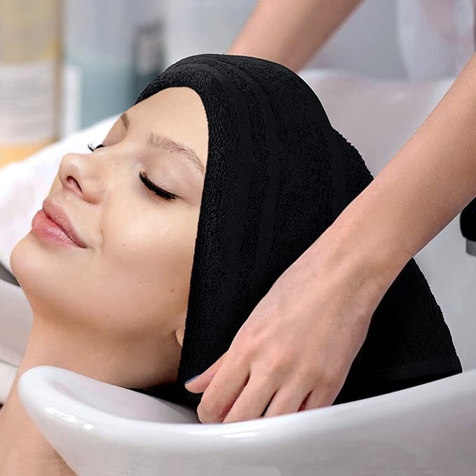OASISGUEST Microfiber Hair Drying Salon Towels - Image 5