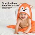 KeaBabies Hooded Baby Towel for Newborn - Image 3