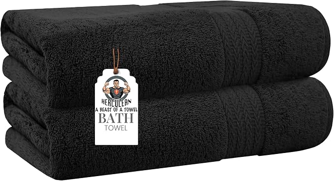 Oversized Bath Sheet 35 x 75 Pack of 2 | 450 GSM Quick Dry and Highly Absorbent by Unknown