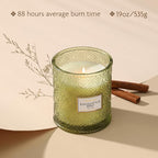 Eucalyptus Mint Scented Candles, Large Natural Soy Candle, 88 Hours Burning Time - Image 4