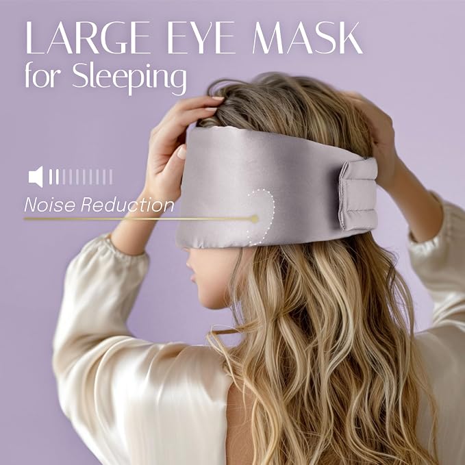 Silk Sleep Mask Soft Pressureless: 100% Mulberry Silk - Image 6
