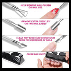 FANDAME Gel Nail Polish Remover Tools Kit, 100ml Nail Polish Remover Bottle - Image 5