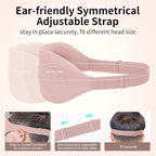 NEWVANGA Sleep Mask for Back and Side Sleeper, Block Out Light, Luxury Sleeping - Image 5