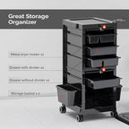 OmySalon Salon Trolley Cart, Hair Stylist Station - Image 2