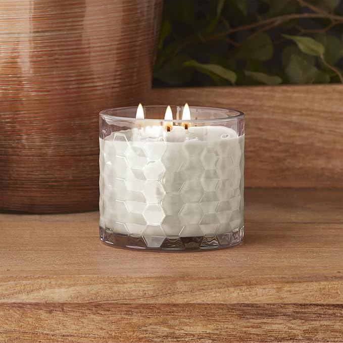 Root Candles Scented Candles Honeycomb Glass Premium Handcrafted Beeswax Blend - Image 2