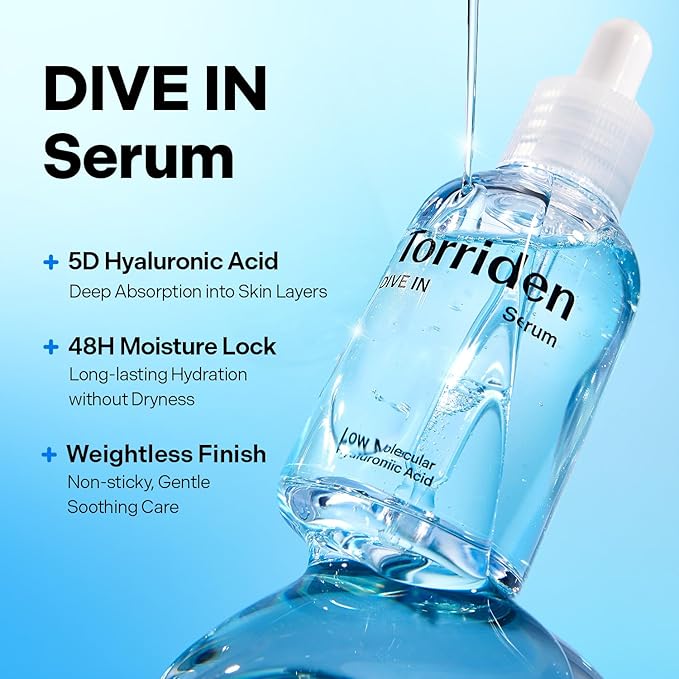 Torriden DIVE IN Serum 1.69 fl oz + refill pouch 1.69 fl oz | Deep Hydration to - Image 2