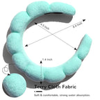 Spa Headbands - Terry Cloth Face Wash, Facial Makeup, Skincare and Mask - Image 2